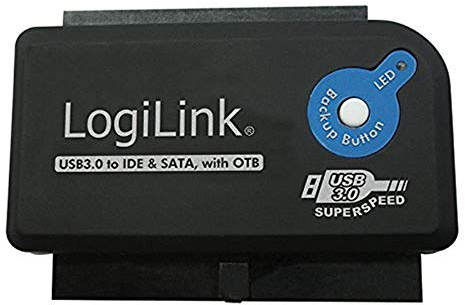 Logilink USB 3.0 zu IDE & SATA Adapter mit OTB