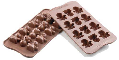 silikomart | SCG15 Stampo in Silicone per Cioccolatini MOOD, Antiaderente, 12 Cioccolatini, Confezione da 1 Stampo per Dolci, Easy Choc, 33 x 34 mm, h 17 mm, Made in Italy | Confezione da 1 Stampo per Dolci, Antiaderente, 33 x 34 mm, h 17 mm, Easy Choc, Made in Italy
