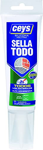 CEYS CE505558 Silicona SELLATODO 125, TUBO BLANCO 125 ML