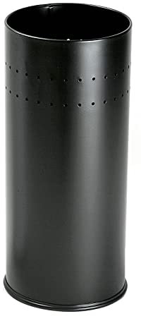 Versa Malena Schirmständer für Eingang, Raum oder Halle, moderner Schirmhalter, Maßnahmen (H x L x B) 50 x 23 x 23 cm, Metall, Farbe: Schwarz