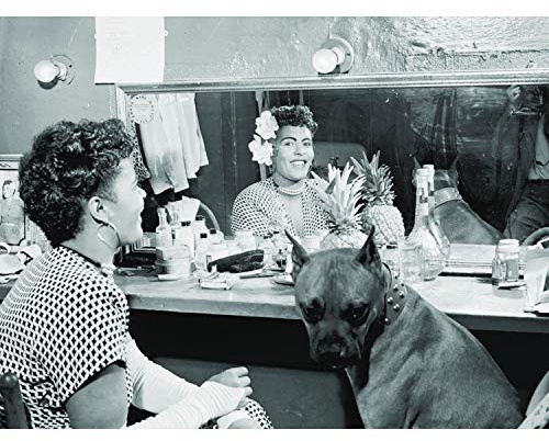 Bumblebeaver Vintage Photo Blues Jazz Music Singer Billie Holiday Poster Art Print Jahrgang Foto Blau Musik Urlaub Kunstdruck