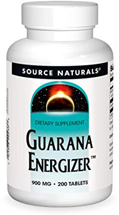 Source Naturals Guarana Energizer 900 mg Caffiene and Energy - 200 Tablets
