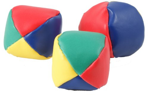 3 jongleringsbollar (traditionella jugglingbollar)