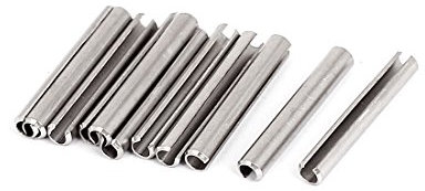 sourcing map 10Stk. M4x30mm 304 Edelstahl Hohlsplinte Spannhülsen Spannstifte Befestiger de