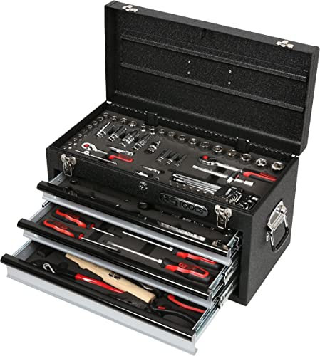 KS Tools 918.0250 1/4+3/8 CHROMEplus Universal-Werkzeug-Satz, 99-tlg.