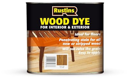 Rustins Wood Dye Holzbeize, Eiche hell, 2,5 l