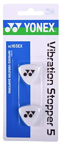 Yonex Tennis Vibration Stopper 5 Improved Vibration Dampening, White