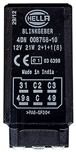 HELLA 4DN 008 768-101 Blinkgeber - 12V - 6-polig - gesteckt - elektronisch