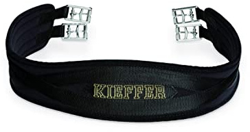 Sattelgurt KIEFFERPRENLINE m.großen Rollschn.u.Elastomerband ohne Elastik
