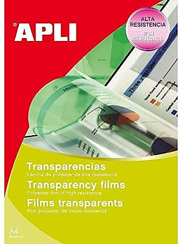 Apli 1080 Kopierfolien/Overheadfolien, 100 Stück