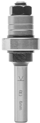 ENT 14005 Aufnahmedorn Schaft (S) 8 mm, Durchmesser (D) 8 mm, NL 13 mm, SL 34,5 mm, GL 68 mm, mit Kugellager