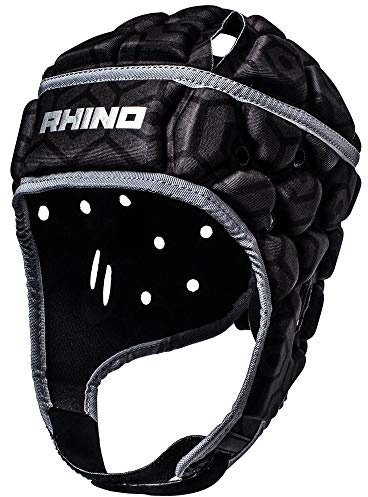 Rhino Casque de Protection pour tête Unisexe, Noir, Taille L