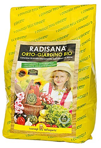 I Consigli dell'Esperto - Radisana Concime Biologico e Insetticida Naturale a Base di Neem - Per la Protezione e Nutrizione delle Piante e dell'Orto - NEEM POLVERE - 4.5 kg