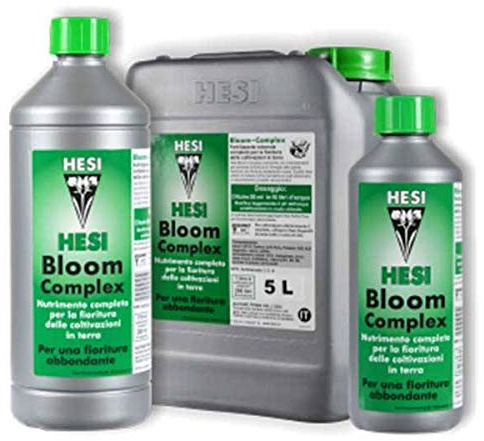 Hesi Bloom Complex 1L - Blütenpflanzen-Dünger - Fertilizer - NPK 3+3+4 - Magnesium, Calcium, Spurenelemente & Vitamine - 1 Liter Flüssigkeit - Hesi