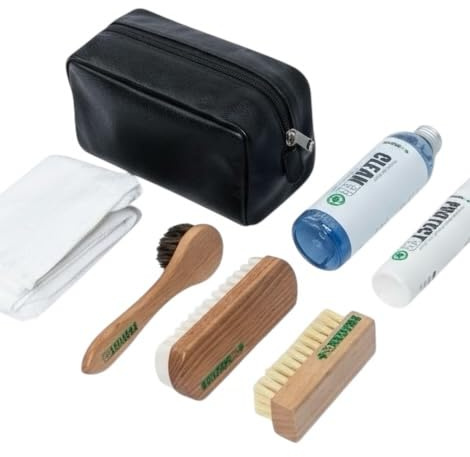 SNEAKERSER DOPPER Luxury Dopp Bag Sneaker Care Kit - Suede Leather Gore-Tex Canvas Textiles Sneakers, Trainers and Shoes