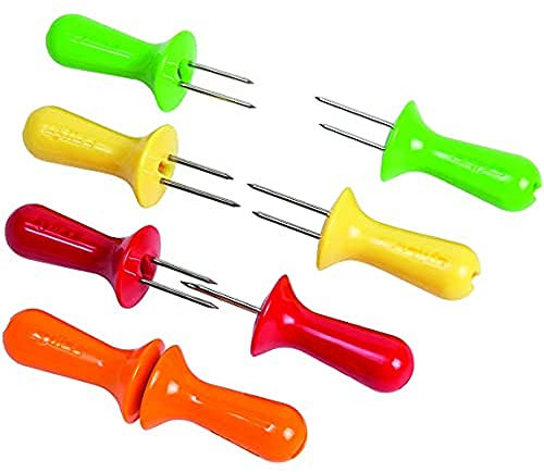 Zyliss Mais Halter, 8 Stücke, Maiskolbenhalter, Maiskolben Halter, Maishalter Maiskolben Nadel für BBQ, 5 Jahre Garantie
