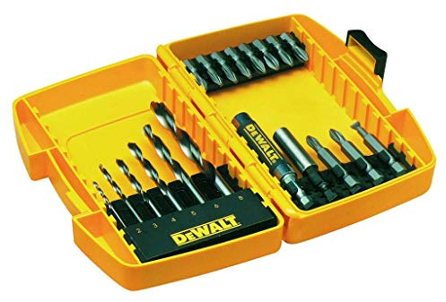 DeWalt DT7921B-QZ - Pack de 19 brocas para metal y puntas, en caja de accesorios Minisafe