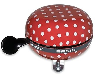 Ding-Dong Glocke Basil Polka Dot red/white dots, ø 80mm