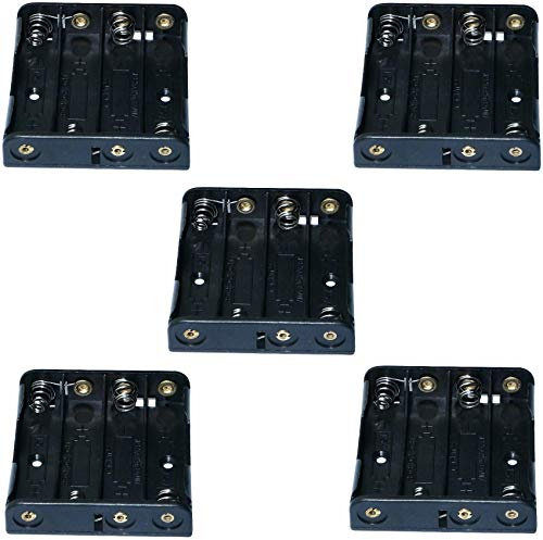 AERZETIX - C3427-5 x Batteriehalter - 4xAAA LR03 - für 4 batterien - oder akkus Steckdose Rahmen