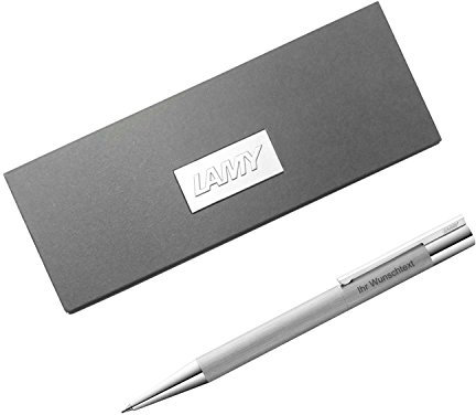 Lamy Drehbleistift scala Modell 151, Edelstahl brushed, inkl. Laser-Gravur