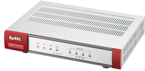 ZyXEL ZyWALL USG20 Internet Security Firewall with 4 Gigabit LAN/DMZ Ports, 2 IPSec VPN, SSL VPN, and 3G WAN Support