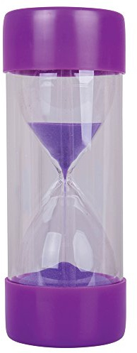 Bigjigs Toys 15 Minute Durable Ballotini Sand Timer Ideal for Home and Educational Purposes - Suitable for all ages