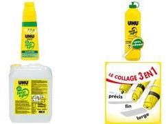 Lote de 12 tubos de pegamento twist and glue sin disolvente, frasco de 38g UHU