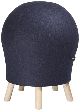 TOPSTAR | Fitness-Hocker SITNESS 5 Alpine | Sitzhöhe ca 620 mm, Bezug dunkelblau