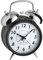 TFA Dostmann Nostalgie Funk Wecker, Doppelglocke aus Metall, 60.1503, mit Hintergrundbeleuchtung, gut ablesbar, Mehrfarbig, L 130 x B 70 x H 180 mm
