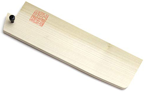 Yoshihiro Natural Magnolia Wood Saya Cover Blade Protector For Nakiri (165Mm) 6.5In