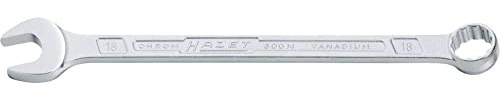 Hazet 600N-55 Chiave Combinata a Forchetta/Ad Anello, Argento, Apertura Chiave 55, Lunghezza 610 mm