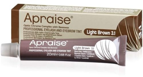 APRAISE PROFESSIONAL EYELASH & EYEBROW - TINT No.3.1 LIGHT BROWN 20ml by Apraise
