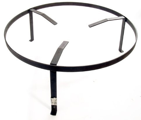 La Ideal Redondo Soporte De Hierro Forjado, Negro, 90 cm, Pack de 4