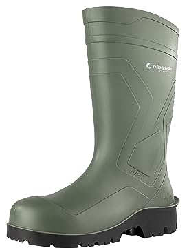 ALBATROS Arbeitsgummistiefel Protector Plus S5 – Hochwertige Arbeitsschuhe für Herren – Wasserdichte Gummistiefel mit Stahlkappe & Durchtrittschutz