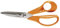 Fiskars Universal Scissors S92, Length: 18 cm, Stainless steel blade/plastic handles, Classic, Orange, 1000555