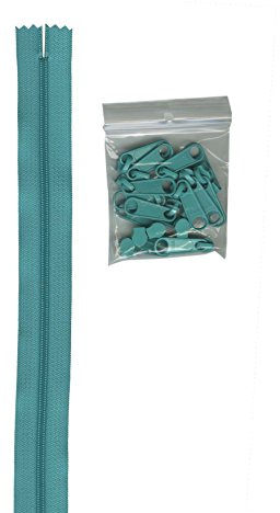 Zippers by The Yard (4yds) -Turquoise
