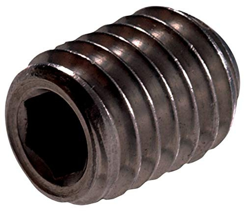 Hillman 332147 8-32 X 1/8 Socket Head Set Screw, Cup Point, 100 Pack, Gray