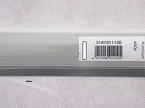 Anpassungsprofil mit Basisprofil 100cm Silber