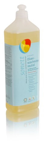 Sonett Olivenwaschmittel sensitiv für Wolle und Seide, 1 Liter