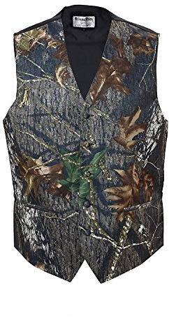 Tuxedo Park Camouflage Vest and Neck Tie