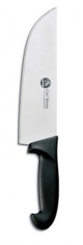 AUSONIA - COUTEAU LARGE DE CUISINE DE CHEF AVEC LAME EN ACIER INOX 440 DE 22 CM ET MANCHE ATOXIQUE EN POLYPROPYLÈNE