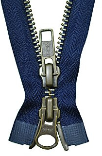 YKK Reißverschluss 2 Wege teilbar Marineblau 70 cm Metall Metallzähne