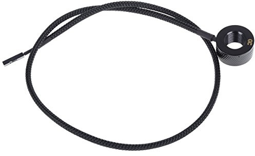 Alphacool 17363 Eiszapfen Temperatursensor G1/4 IG/IG mit AG Adapter - Deep Black Sensor