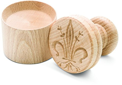 Form für Corzetti mit Lilie, dekorierter Unterseite Art. C5103