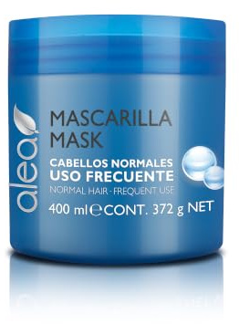 ALEA - Mascarilla Pelo - Mascarilla Cabellos Normales Uso Frecuente - 400 ml - Extracto de Lima y Proteínas de Seda - Cabello Sedoso y sin Nudos - Melena Brillante - Sin Sulfatos ni Parabenos