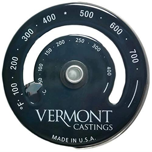 Vermont Castings Magnetic Wood Stove Thermometer Oven Thermometers, New