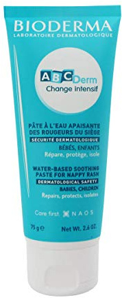 Bioderma ABCDerm Change Intensif - Vattenpasta för blöjutslag – 75 g