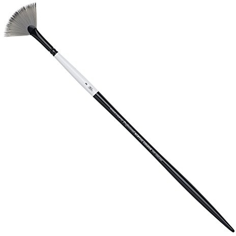 Winsor & Newton Artists' Acrylic Brush, Size 3, Fan