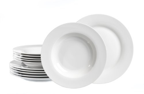 Ritzenhoff & Breker 079463 - Servizio da tavola Bianco, 12 Pezzi