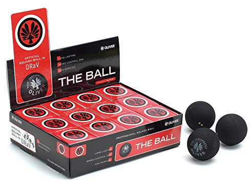 Oliver Squashball doppelgelb 3er